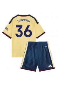 Arsenal Martin Zubimendi #36 Jalkapallovaatteet Lasten Kolmas peliasu 2026-27 Lyhythihainen (+ Lyhyet housut)